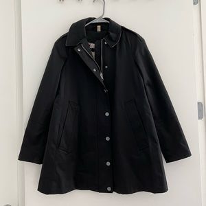 BURBERRY BRIT Black waterproof coat US size 2